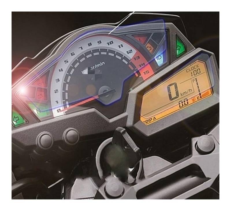 Displayschutzfolie Schutzfolie 1 Stück Für K&awasaki Z250 Ninja250 Ninja300 Motorrad Geschwindigkeit Instrument Cluster Kratzschutzfolie Displayschutzfolie Aufkleber von YQZGRD