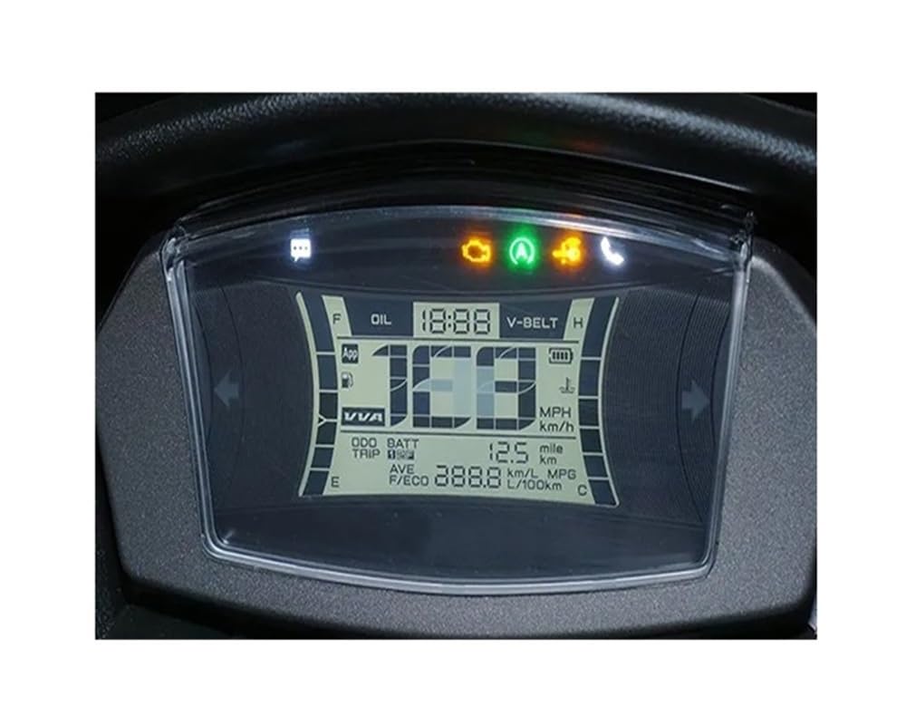 Displayschutzfolie Schutzfolie 2024 2023 für Y&amaha NMAX 155 125 2022 NMAX160 NMAX125 2021 Motorrad Cluster Scratch Schutz Film Speedomete Bildschirm Aufkleber von YQZGRD