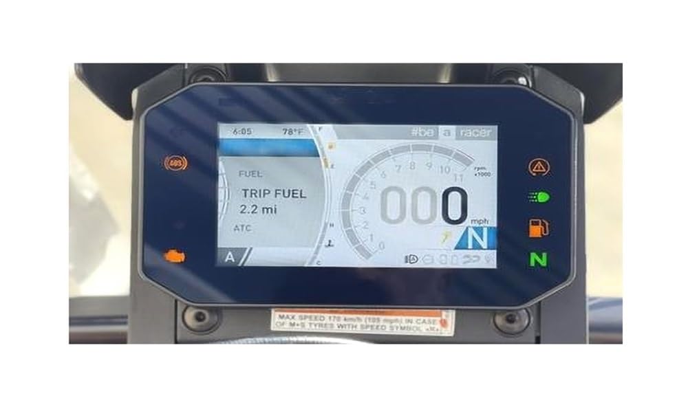 Displayschutzfolie Schutzfolie Für A&prilia Tuono V4 1100 Euro 5 Fabrik 2021 Motorrad Zubehör Scratch Cluster Screen Dashboard Schutz Instrument Film von YQZGRD