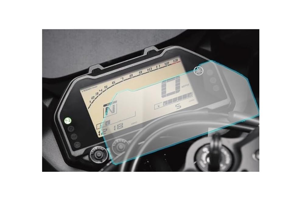 Displayschutzfolie Schutzfolie Motorrad Zubehör Instrument Schutz Film Dashboard Screen Protector Für Y&amaha YZFR3 YZFR25 YZF R3 R25 MT03 MT 03 2020 + von YQZGRD