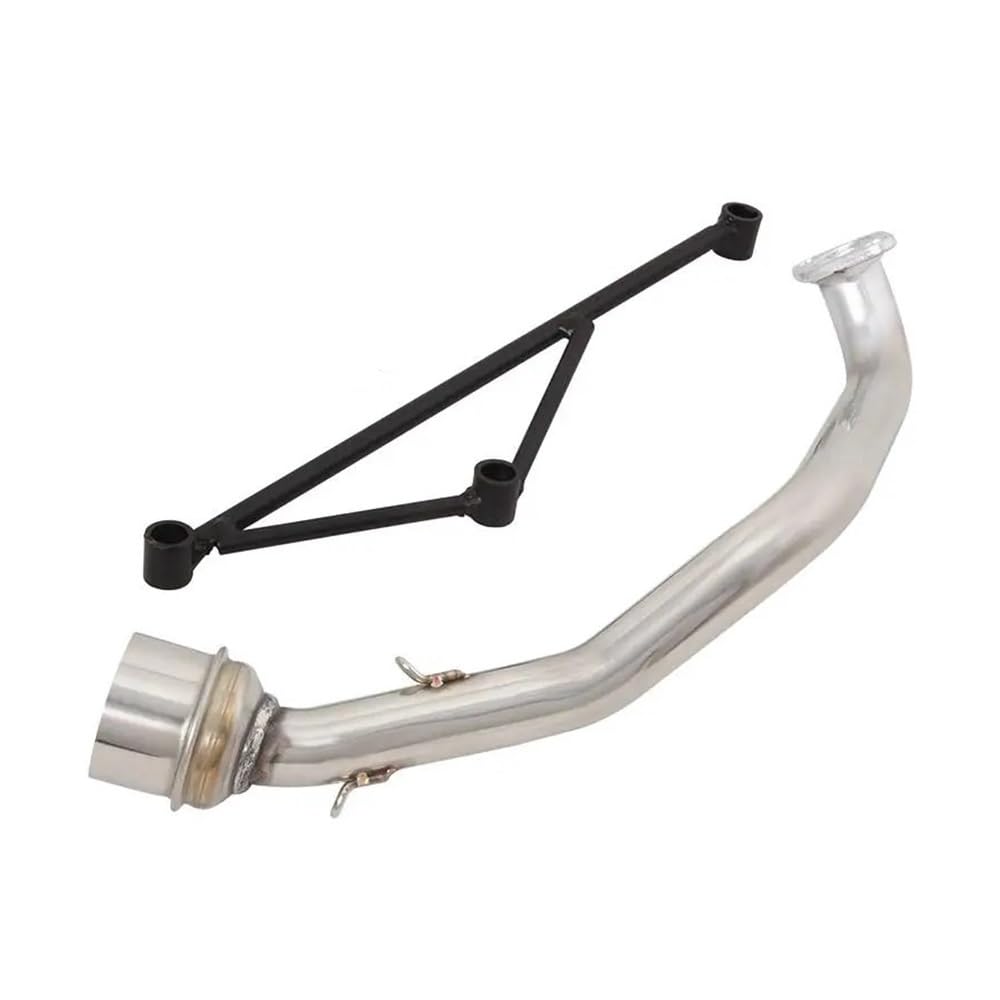 EndAuspuffrohr Motorrad Für Y&amaha GY6 125cc 150cc Motorrad Auspuff Header Link Rohr 51mm Schalldämpfer Schwanz Tipps Auspuffrohr Schalldämpfer von YQZGRD