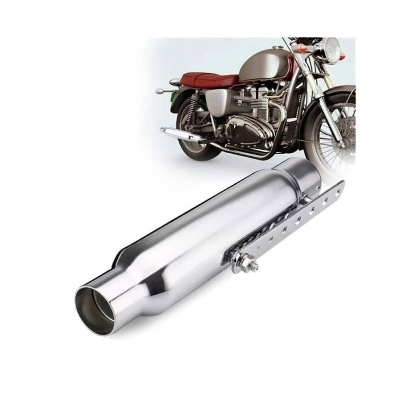 EndAuspuffrohr Motorrad Universal Motorrad Auspuff Rohr Spitze Hinten Rohr Rohr Für H&Arley Auspuffrohr Schalldämpfer Verbindung Link Rohr Auspuff von YQZGRD