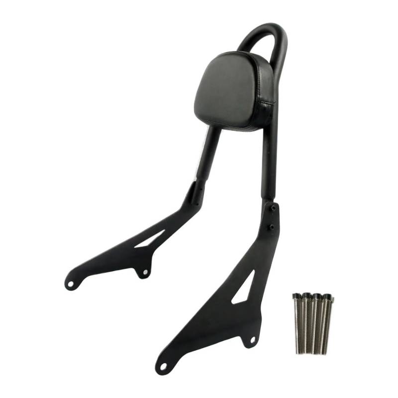 Gepäckträger Rückenkissen Beifahrer Motorrad Aufrecht Hinten Passagier Rückenlehne Sissy Bar Mit Abnehmbarem Gepäck Rack Für Y&amaha Stryker XVS1300 XVS 1300 2011-2022 von YQZGRD