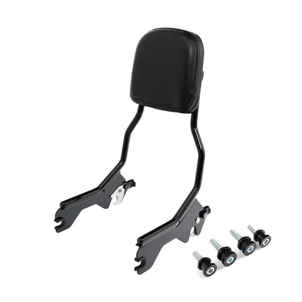 Gepäckträger Rückenkissen Beifahrer Motorrad Sissy Bar Rückenlehne Docking Hardware Kit Für H&Arley Für Softail Low Rider Sport Glide FXLR FXLRS FLSB 2018-2023 von YQZGRD