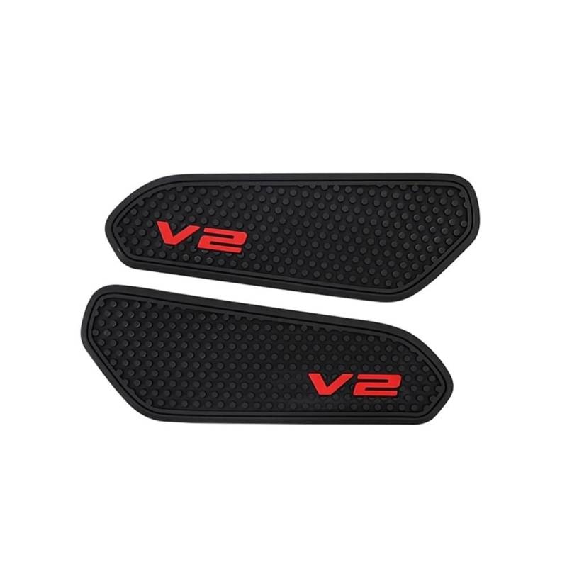 Kraftstofftank Schutzaufkleber Motorrad Seite Kraftstoff Tank Pad Für D&ucati Streetfighter V2 Panigale V2 2020- Tank Pads Schutz Aufkleber Knie Grip Traktion Pad von YQZGRD