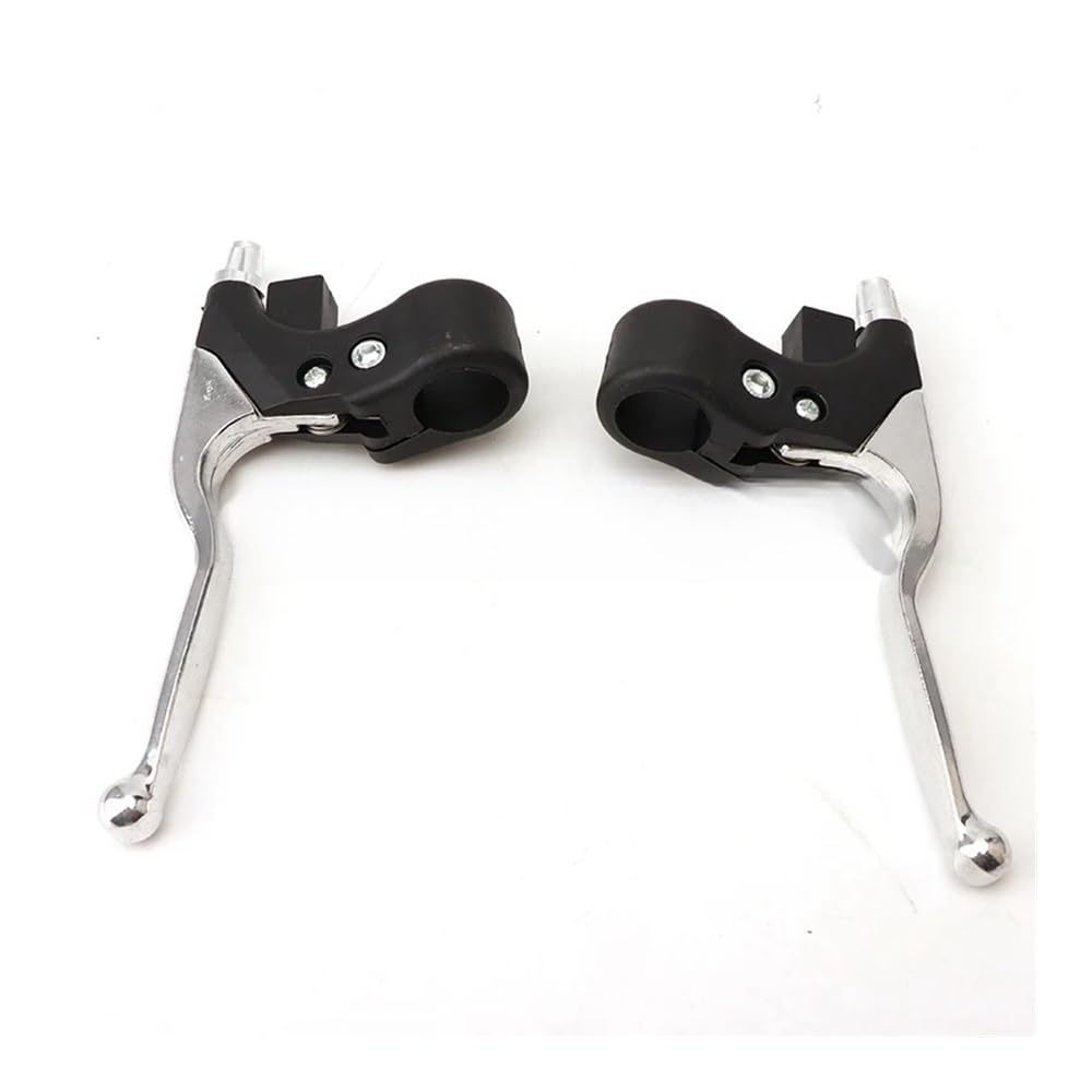 Lenker Bremse Handbremse Hebel 1 Paar Legierung 22mm Rechts Dual Twin Linken Griff Bremshebel Für 47cc 49cc Mini Moto Pocket Dirt Bike ATV Quad Zubehör von YQZGRD