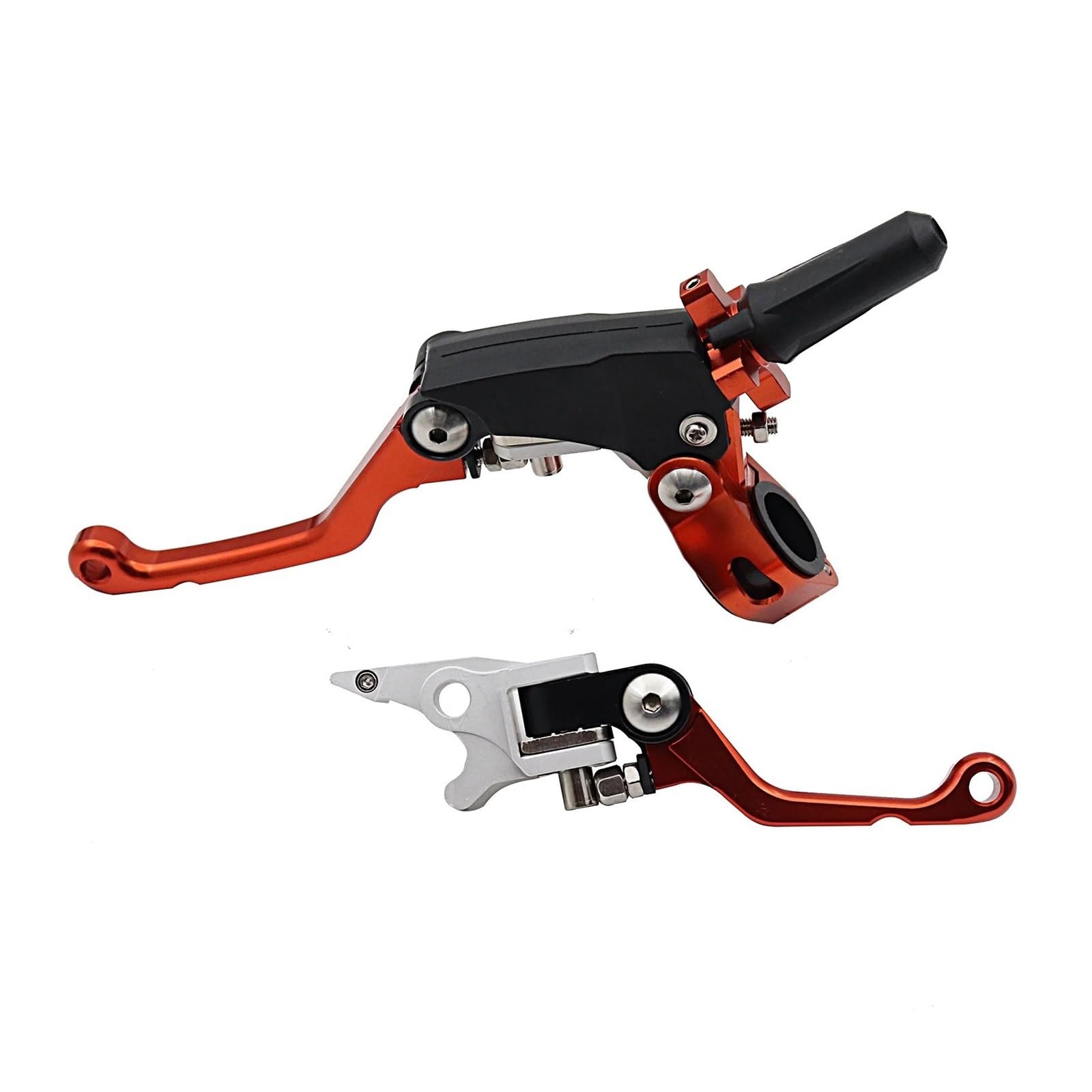 Lenker Bremse Handbremse Hebel Mojoracing Dirt Bike Motocross 360 Klappkupplungshebel Bremshebelsatz Passend Für CRF KLX Xmotos BSE M4 M5 J3D M6 J11 M9 KAYO von YQZGRD