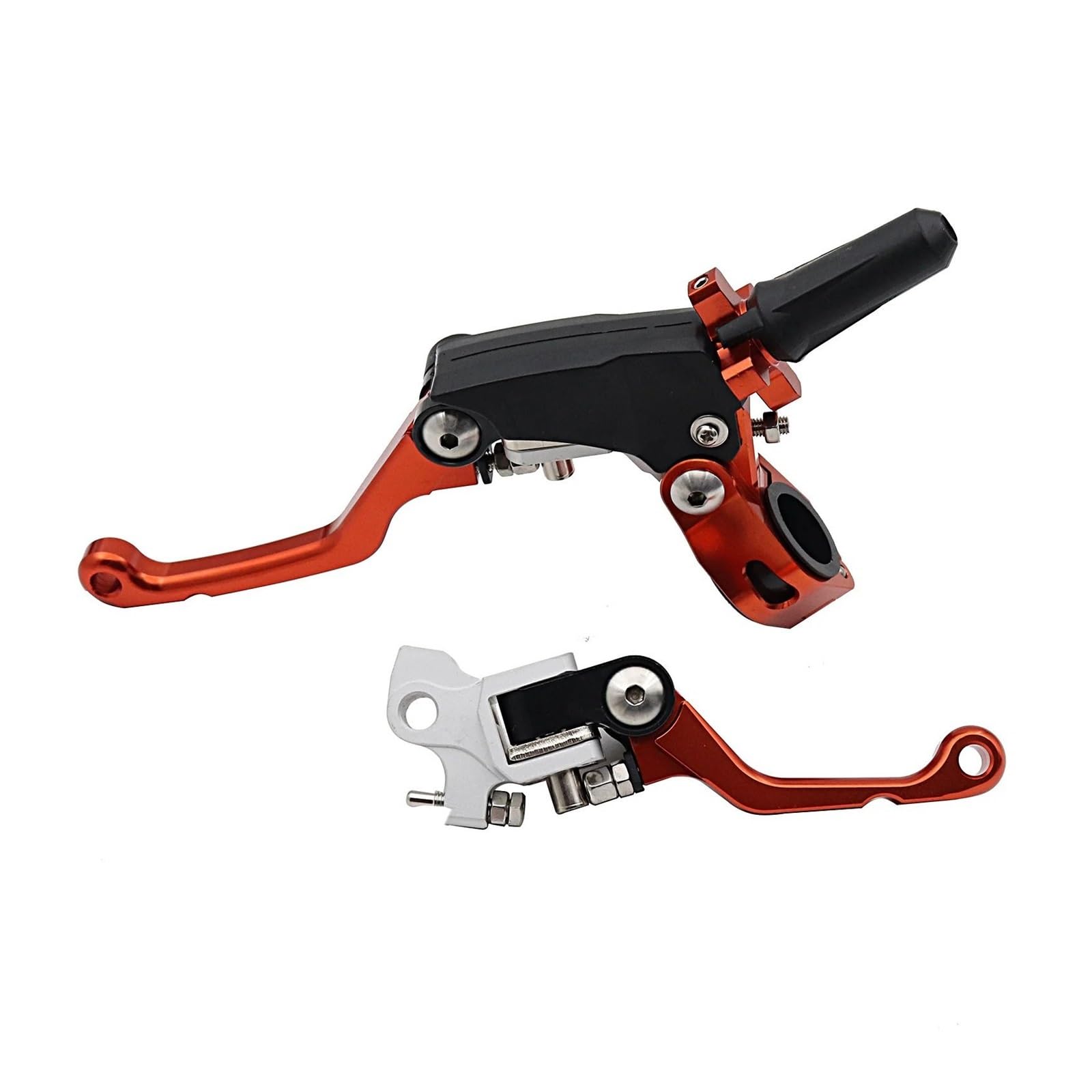 Lenker Bremse Handbremse Hebel Mojoracing Dirt Bike Motocross 360 Klappkupplungshebel Bremshebelsatz Passend Für CRF KLX Xmotos BSE M4 M5 J3D M6 J11 M9 KAYO von YQZGRD