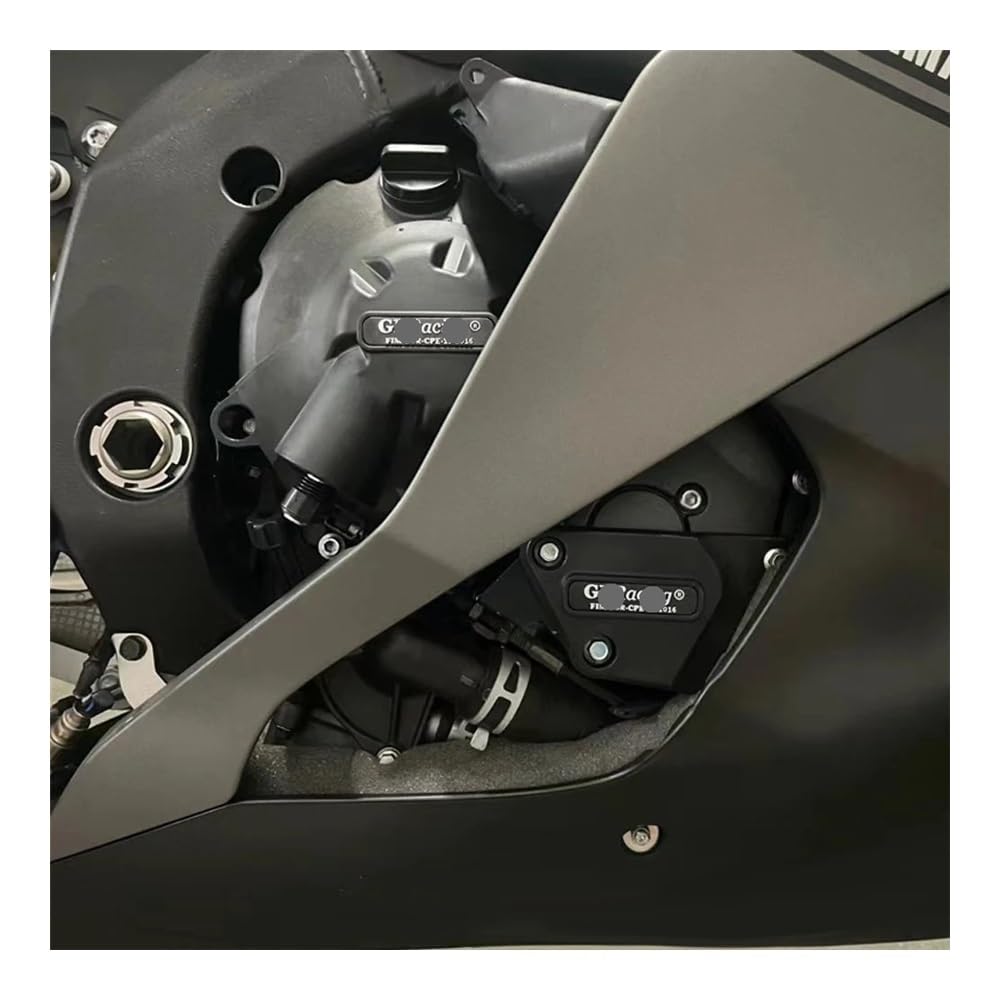 Motorrad Motorstatorabdeckung Motorabdeckung YZF R6 2006~2023 Für Y&amaha Motorrad Lichtmaschine Kupplung Schutzabdeckung Zubehör von YQZGRD