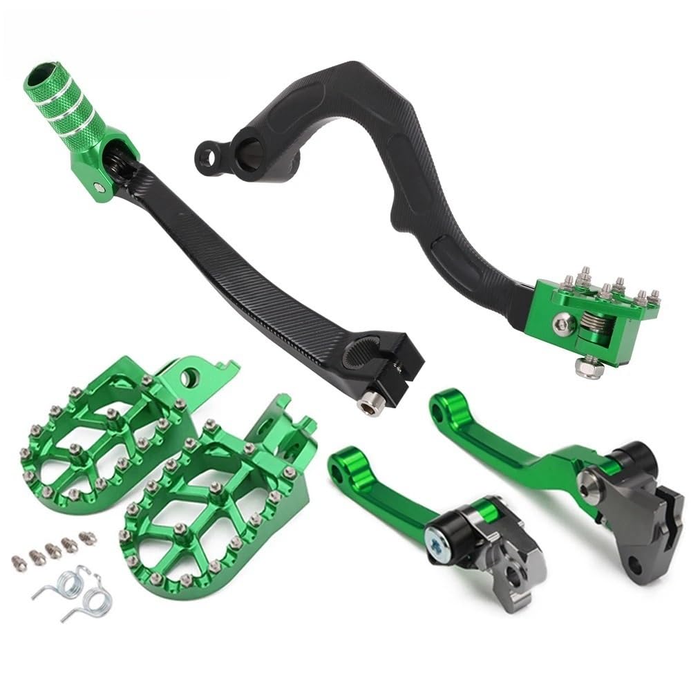 Motorrad Schalthebel Motorrad Shifter Shift Fuß Bremse Kupplung Pedal Hebel Fußrasten Ruht Für K&awasaki KX250F 2006-2018 KX450F 2009-2018 von YQZGRD