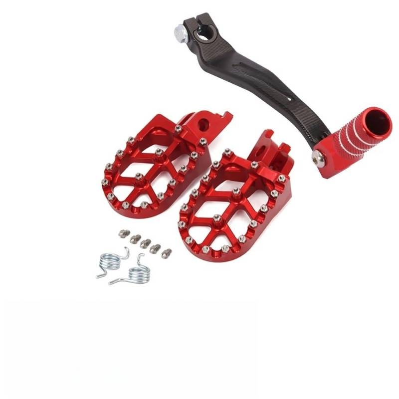 Motorrad Schalthebel Motorräder Hinten Fußrasten Ruht Brems Shift Shifter Hebel Pedal Für CRF250L CRF250M 2013-2020 CRF250RALLY 2017-2020 von YQZGRD