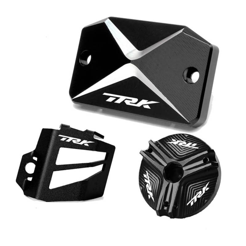 Reservoir Fluid Cover Bremsflüssigkeitsbehälter Für TRK 702 702X TRK702 TRK702X Motorrad Zubehör Öleinfülldeckel Vorne Hinten Bremsflüssigkeitsbehälter Schutzfolie von YQZGRD