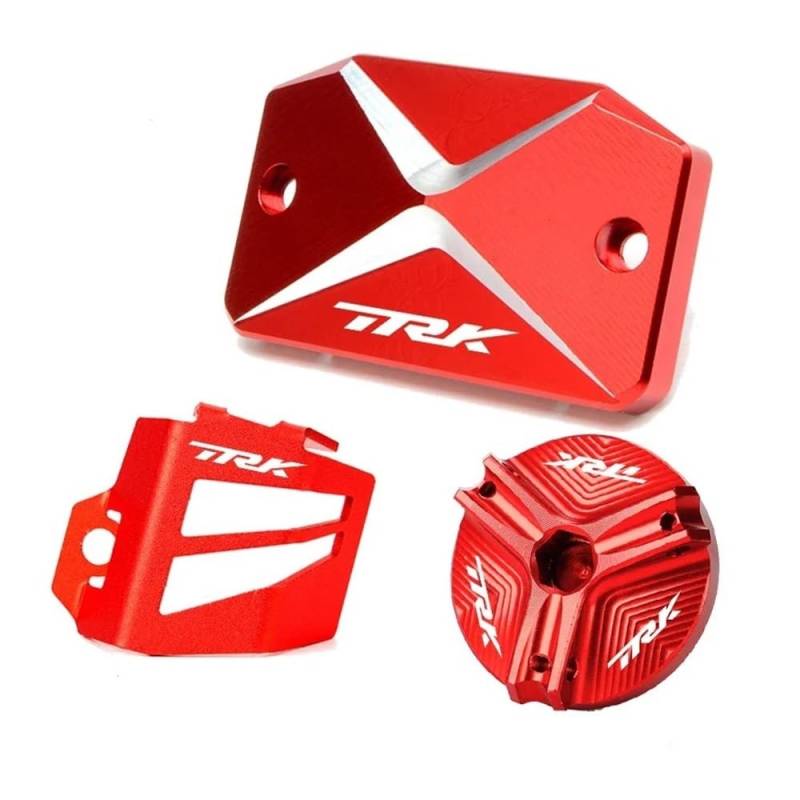 Reservoir Fluid Cover Bremsflüssigkeitsbehälter Für TRK 702 702X TRK702 TRK702X Motorrad Zubehör Öleinfülldeckel Vorne Hinten Bremsflüssigkeitsbehälter Schutzfolie von YQZGRD