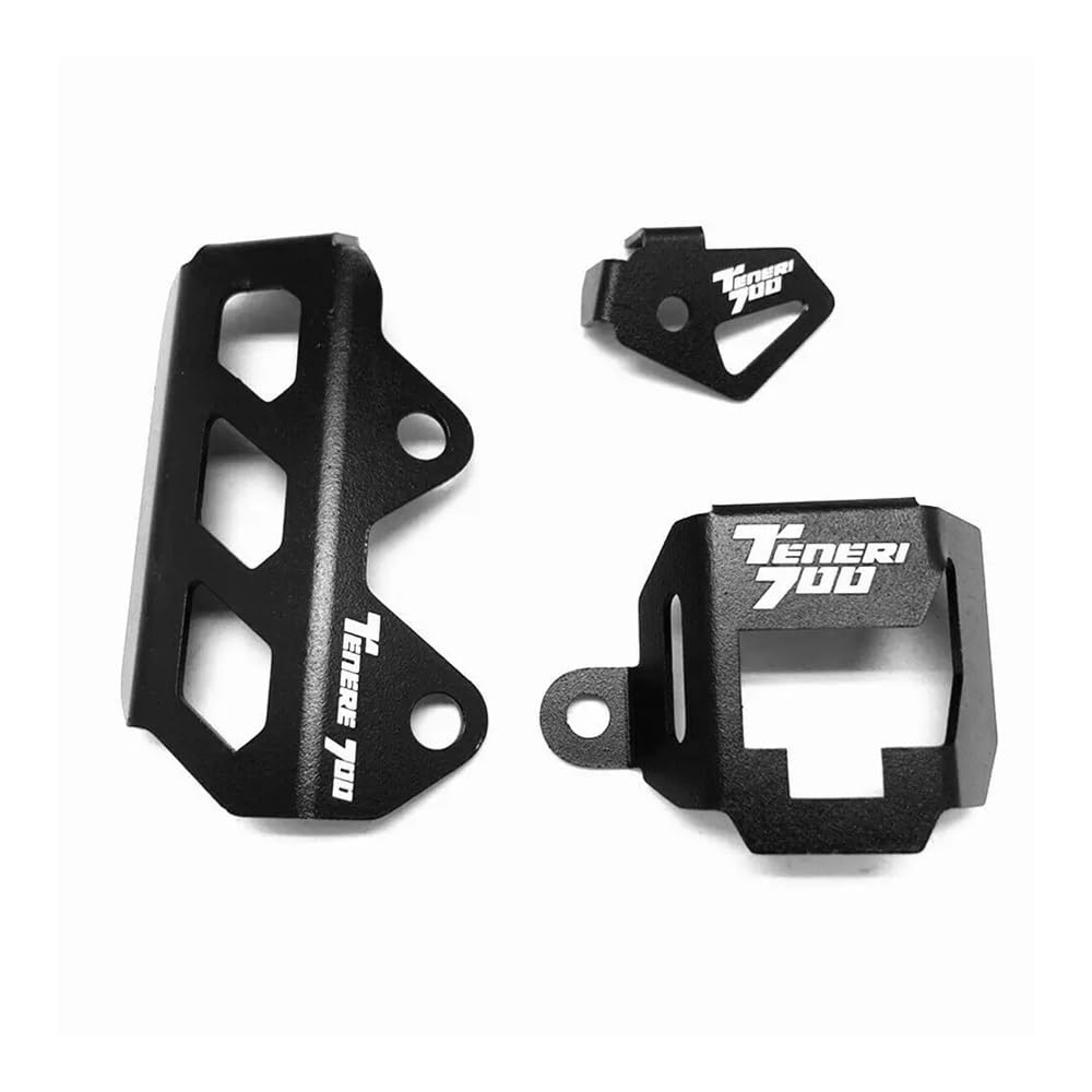 Reservoir Fluid Cover Bremsflüssigkeitsbehälter Für Y&amaha TENERE 700 T700 2019 2020 2021 Motorrad Zubehör Hinten Brems Flüssigkeit Reservoir ABS Sensor Ferse Schutz Abdeckung von YQZGRD