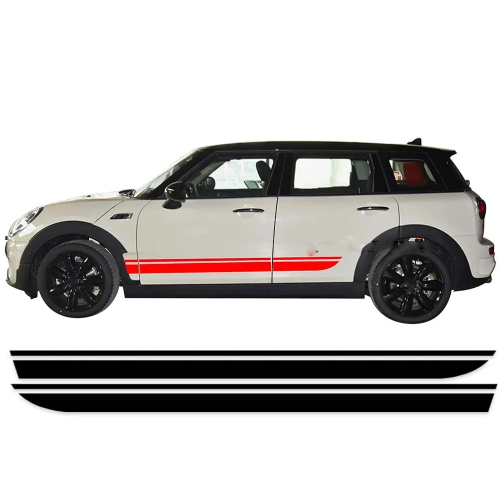 2 Stück Tür Seitenstreifen Aufkleber Körper Grafik Vinyl Aufkleber, für Mini Clubman F54 Cooper S One JCW 2015-On 2022 Zubehör von YREAJZVS