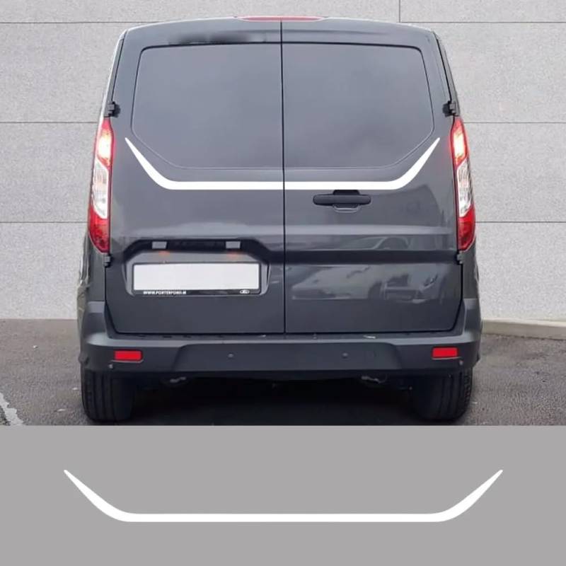 Auto Hecktür Aufkleber Vinyl Film Aufkleber, für Ford Transit Connect Zubehör Tuning Camper Van Line Grafiken von YREAJZVS