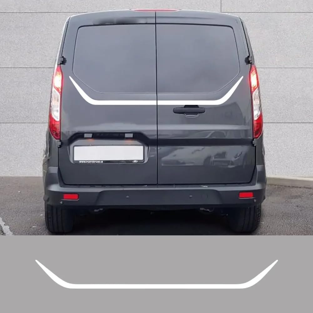 Auto Hecktür Aufkleber Vinyl Film Aufkleber, für Ford Transit Connect Zubehör Tuning Camper Van Line Grafiken von YREAJZVS