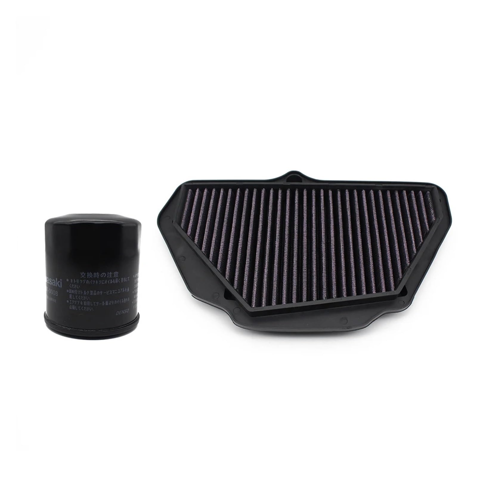 Motorrad Öl Reiniger Ansaugluftfilter for ZX-10R 1000 SE 2018-2022 2019 2020 2021(Filter-Oil Filter B) von YREAJZVS