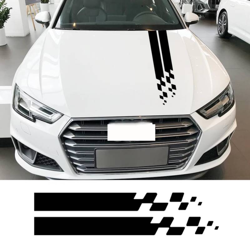 Universal Auto Motorhaube Abdeckung Aufkleber Auto Racing Sport DIY Styling Motorhaube Vinyl Film Aufkleber Tuning Zubehör passen, für alle Modelle von YREAJZVS