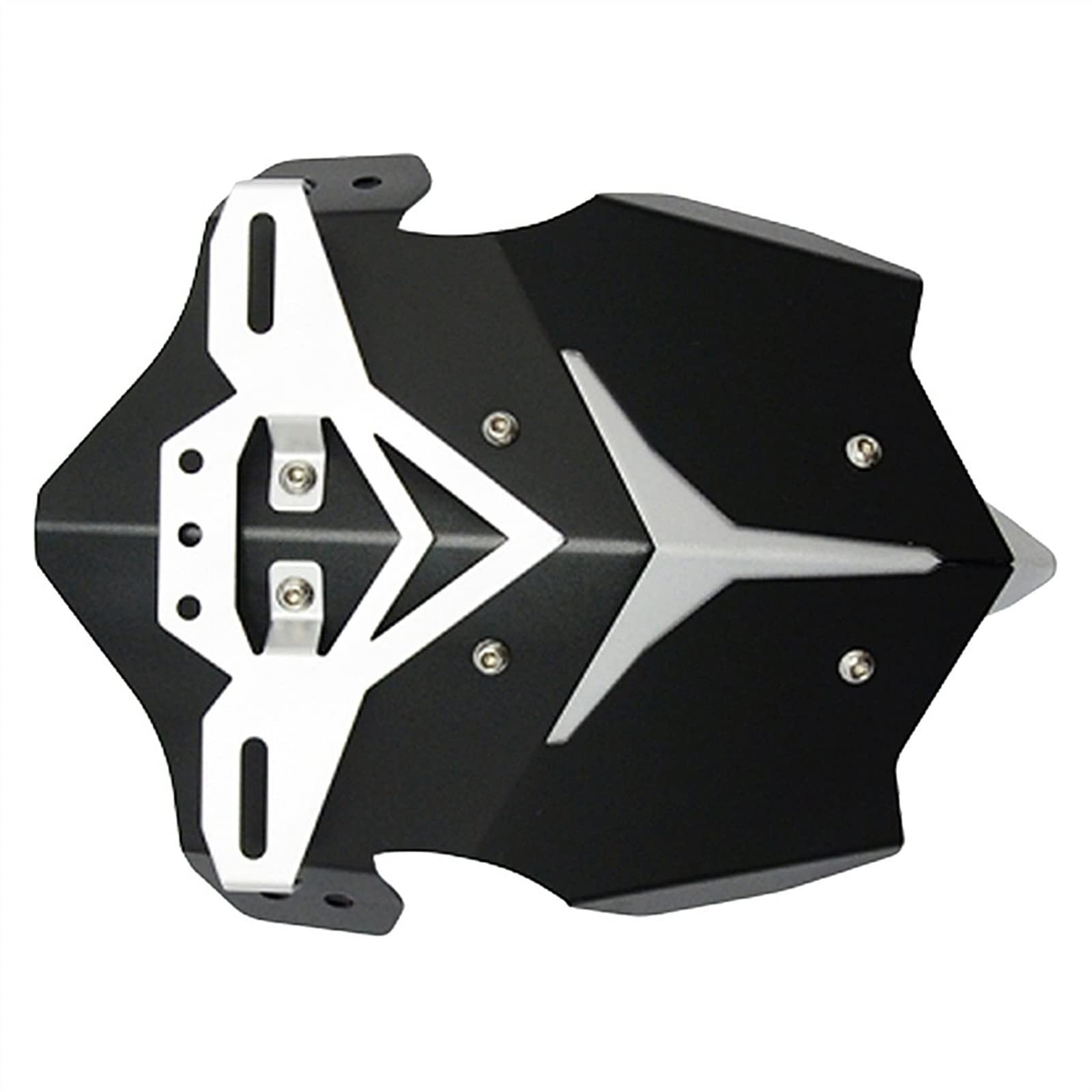 Radkotflügel Für H-ONDA Grom MSX125 Motorrad Hinterrad Kotflügel Kotflügel Schutzfolie Mit Halterung(Silver) von YRHUGHB