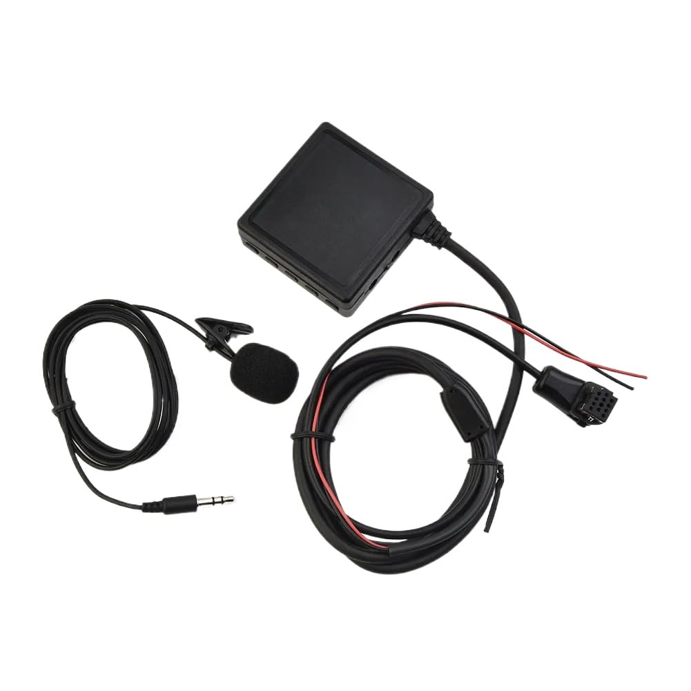 Auto Bluetooth 5.0 AUX USB Musikadapter mit Mikrofon kompatibel mit Pioneer Radiomodellen IP-BUS P99 P01 Audiozubehör von YRTJINYQ