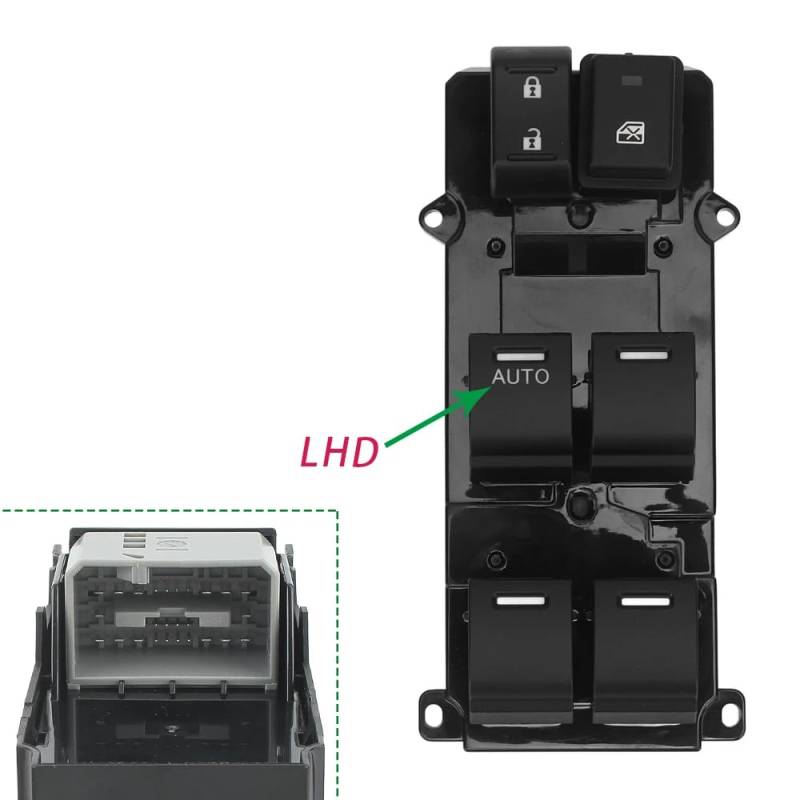 Kompatibel Elektrische Fensterheber Schalter Steuerung Regler Taste Kompatibel mit 2012 2013 Civic EX-L Vorne Links 35750-TR0-A21 35750TR0A21 von YRTJINYQ