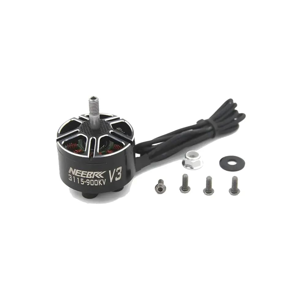 3115 900KV V3 Bürstenloser Motor für FPV-Renndrohne und RC-Flugzeug, kompatibel mit 3–6S Long Range Freestyle Mark4 8–10 Zoll, verkauft in 1/2/4 Stück(1PCS 3115 900KV) von YRcEKH