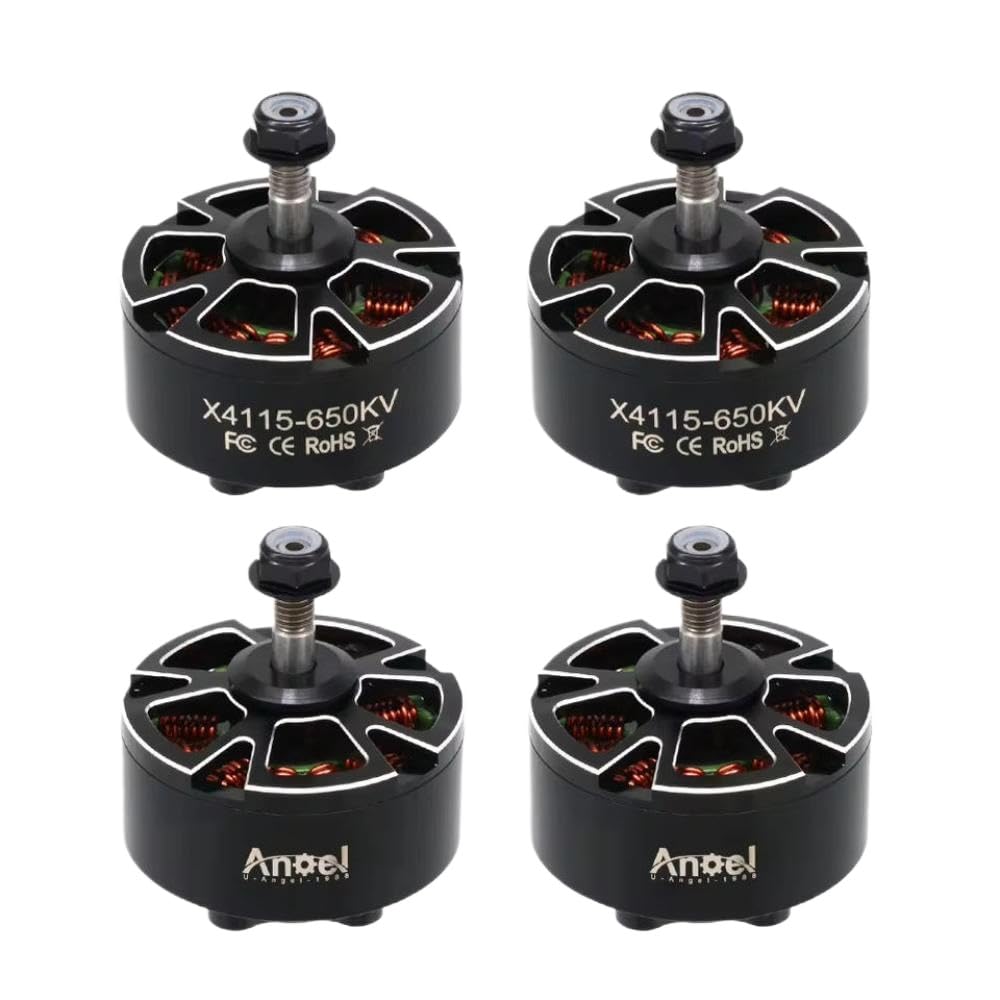 4 stücke 4115 X4115 400KV 650KV Bürstenlosen Motor Kompatibel Mit 13 15 16 Zoll Für RC Racing Drone teile 3-8S(X4115 400KV (3S-8S)) von YRcEKH