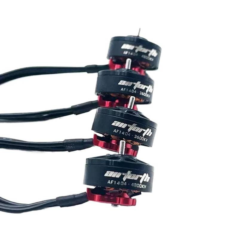 4PCS AF1404 Bürstenlosen Motor 1404 3600KV 4800KV Kompatibel Mit RC Freestyle Cinewhoop Zahnstocher Drohnen DIY Teile 2-4S(4PCS 4800KV) von YRcEKH