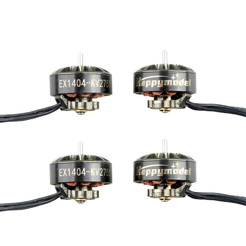 4PCS EX1404 1404 KV4800 3S KV2750 KV3500 4S Bürstenlosen Motoren 1,5mm Kompatibel Mit Racing Crux35 lange Palette LR4 Drone(4PCS KV2750) von YRcEKH