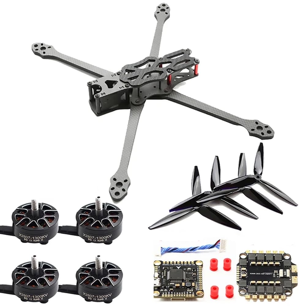 7 HD 7-Zoll-Carbonrahmen 315 mm Radstand X2807 2807 1300KV Bürstenloser Motor 7040 Kompatibel mit FPV-Langstreckendrohnen(APEX 7 with 45A) von YRcEKH