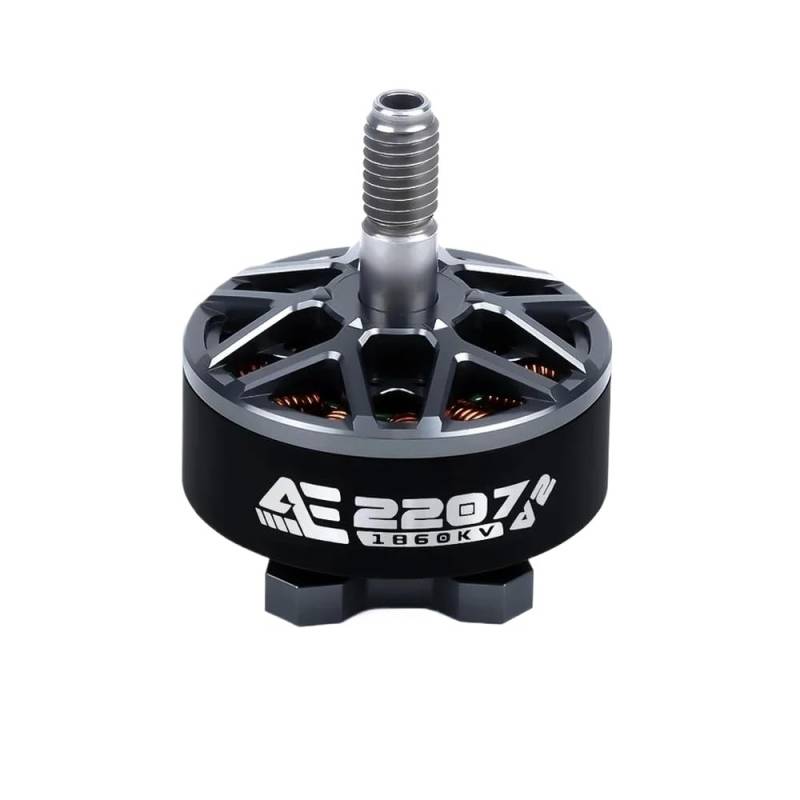 AE2207 V2 Bürstenloser Motor 1860KV 1960KV Kompatibel mit 5-Zoll-Propeller für 4 bis 6S Lipo Flower Fly Traversing Drone 5mm Welle(1pcs 1860kv) von YRcEKH