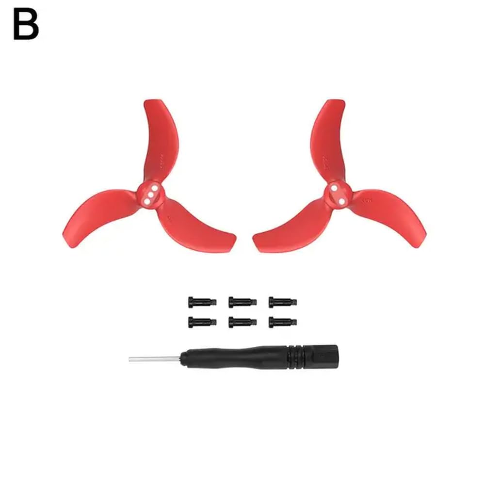 Avata 2 Buntes, leichtes Propeller-Ersatzzubehör, kompatibel mit ähnlichen Modellen(B) von YRcEKH