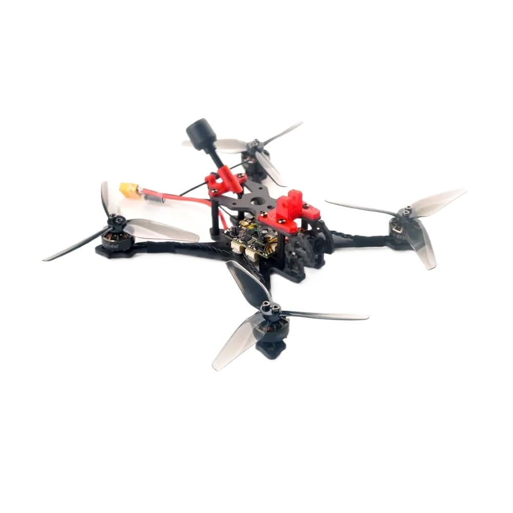 Crux35 ELRS V2 CrazyF411 ELRS AIO URAT OVX303 300 mW Caddx Ant 1200TVL EX1404 KV3500 4S 3,5-Zoll-FPV-Freestyle-Drohne, kompatibel mit verschiedenen FPV-Renndrohnen von YRcEKH