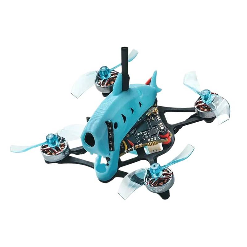 Drashark 1,6 Zoll 75 mm Toothpick FPV-Drohne kompatibel mit ZEUS5 ES24 1S 5A AIO 200 mW VTX SPECTRE 1002 21000 KV Motor(SPI ELRS 2.4G) von YRcEKH