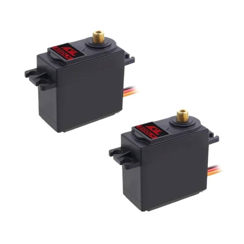 Drehmoment Digitaler Lenkservomotor AGFRC Metallgetriebe B55DLM B55DLS 17 kg 11,5 kg kompatibel mit Roboter RC Auto Flugzeug Boot(B55DLM x2pcs) von YRcEKH