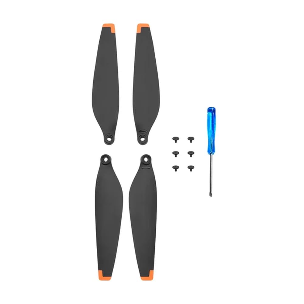 Drohnenpropeller 6030 für 3 Pro, kompatibel mit Schnellspanner, austauschbares, geräuscharmes Zubehör, 1/2/4 Paar(1 pair orange) von YRcEKH