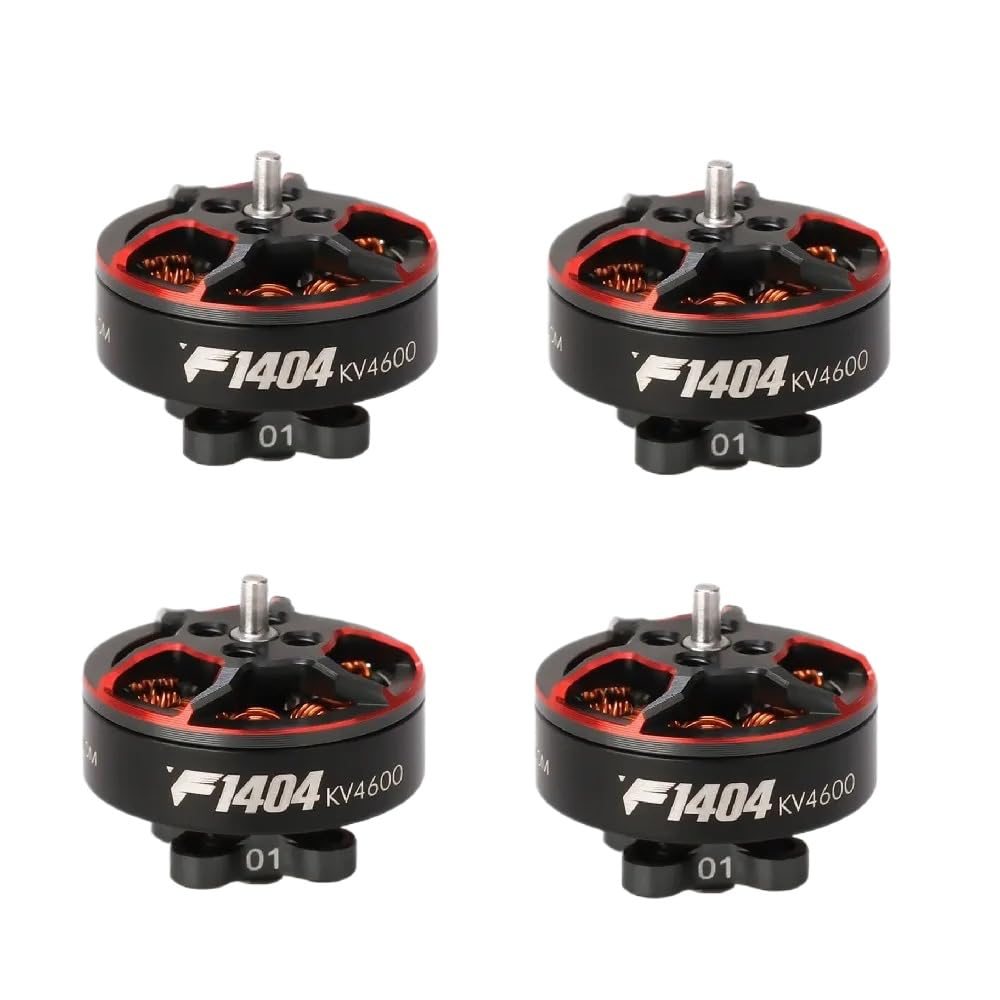 F1404 1404 3800KV 4600KV 3-4S 9,1g Bürstenloser Motor für 2,5-4 Zoll Cinewhoop kanalisierte FPV-Renndrohnen, kompatibel mit RC-Flugzeugen(4PCS 3800KV) von YRcEKH