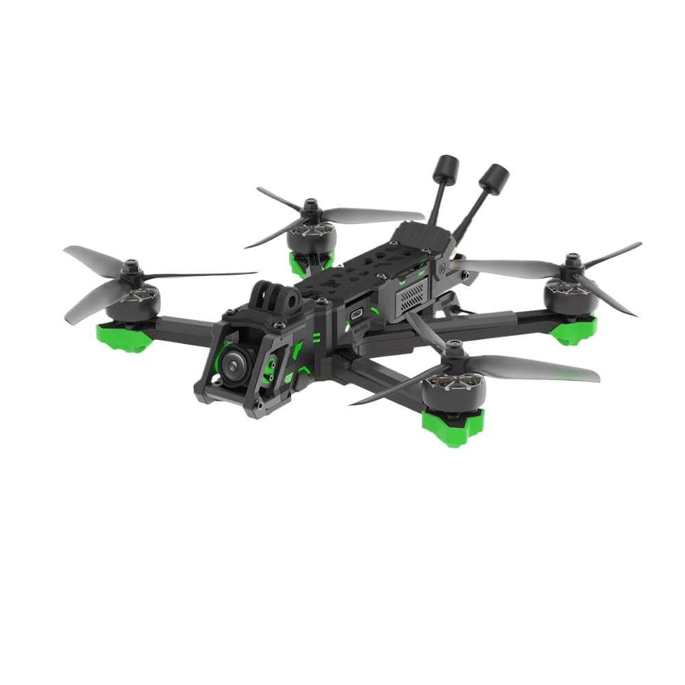 Nazgul Evoque F5 V2 HD 5 Zoll 6S FPV-Renndrohne BNF F5X F5D Squashed-X oder DC-Geometrie, kompatibel mit GPS-Modul und O3-Lufteinheit(F5D No RX for DJI RC) von YRcEKH