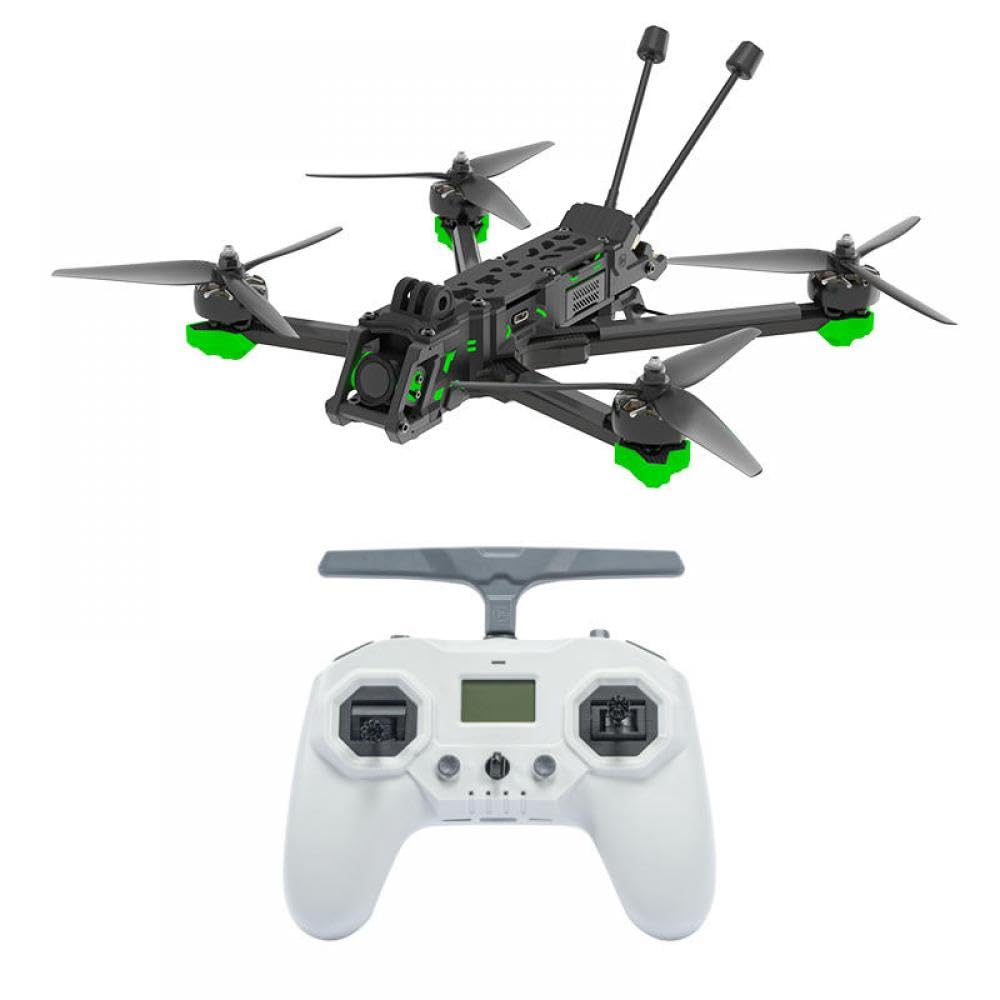 Nazgul Evoque F6 V2 HD 6S FPV-Drohne BNF F6X F6D mit O3-kompatiblem Lufteinheit-GPS-Modul und Commando 8-Funksender ELRS V2(F6D with ELRS 2.4GHz) von YRcEKH