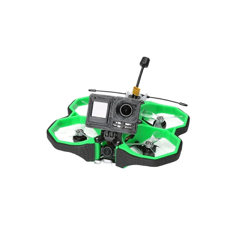 Protek25 HD Cinewhoop Drohne kompatibel mit SucceX-D Whoop V3 Caddx Polar Vista Digital HD XING 1404 4600KV 4S 114 mm 2,5 Zoll Kanalflugzeug(Black R-XSR BNF) von YRcEKH