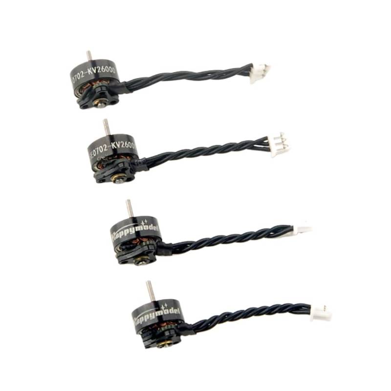 SE0702 2300KV 26000KV 28000KV 1S Bürstenloser Motor Kompatibel mit RC Racing Freestyle 65mm 75mm Tinywhoop Mobula6 ELRS Drohne(4PCS 26000KV) von YRcEKH