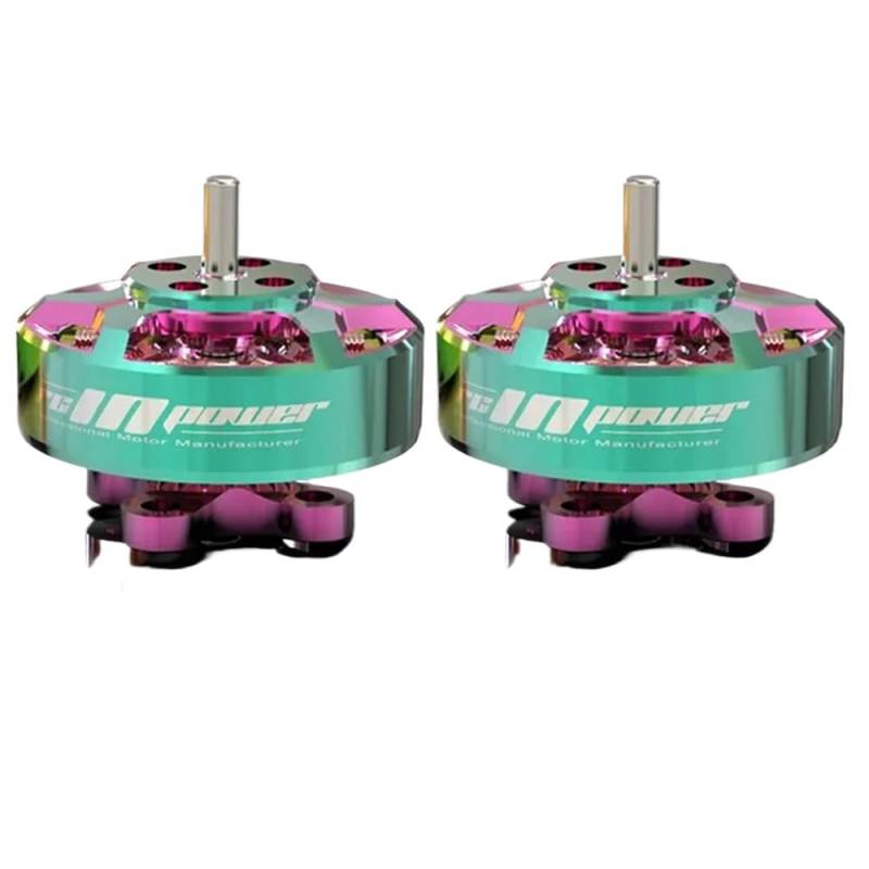 Upgrade Rcinpower GTS V3 1303 Plus Bürstenloser Motor 6000 8000 11500KV Kompatibel mit O3 RC Freestyle 2-3 Zoll Drohne 1 2 4PCS(2PSC V3 8000KV-PINK) von YRcEKH