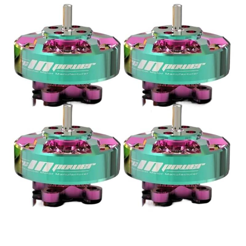 Upgrade Rcinpower GTS V3 1303 Plus Bürstenloser Motor 6000 8000 11500KV Kompatibel mit O3 RC Freestyle 2-3 Zoll Drohne 1 2 4PCS(4PSC V3 6000KV-PINK) von YRcEKH