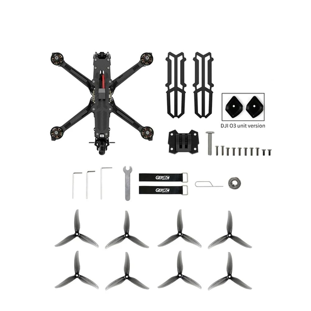 Vapor-X5 Vapor-X6 O3 Wasp Link HD Freestyle Drohne X-förmiges Design 5 Zoll 6 Zoll kompatibles digitales Spielzeug mit bürstenlosem Motor(X5 O3 ELRS 2.4G) von YRcEKH