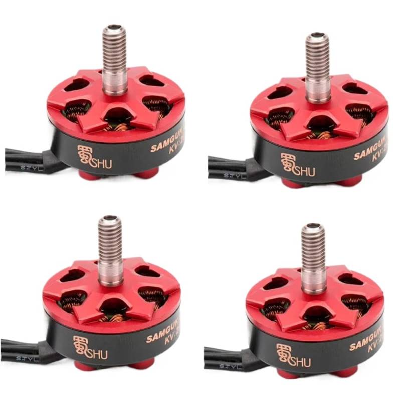 YRcEKH 4 Teile/los Bürstenlosen Motoren CW Für RC Drone Multicopter Kompatibel Mit 3-4S 1750KV 2500KV 2800KV 4-6S Modelle Samguk Serie(2306 2500KV(3-4S)) von YRcEKH