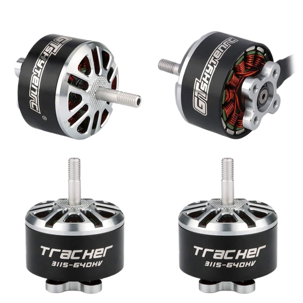 YRcEKH 4-teiliges bürstenloses Motorset 3115 640KV 900KV für 9 bis 11 Zoll RC Racing Long Range Quadcopter Drone(X3115 640KV) von YRcEKH