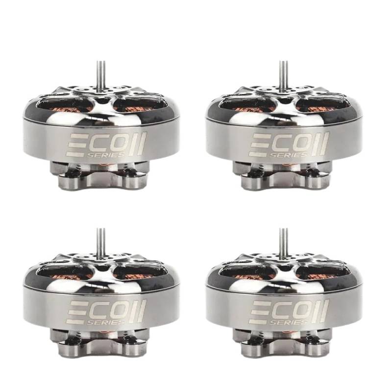 YRcEKH ECOII 2004 Bürstenloser Motor 1600KV 2000KV 2400KV 3000KV 3-6S Kompatibel mit Multirotor Drone Quadcopter 3mm Welle(4PCS 1600KV) von YRcEKH