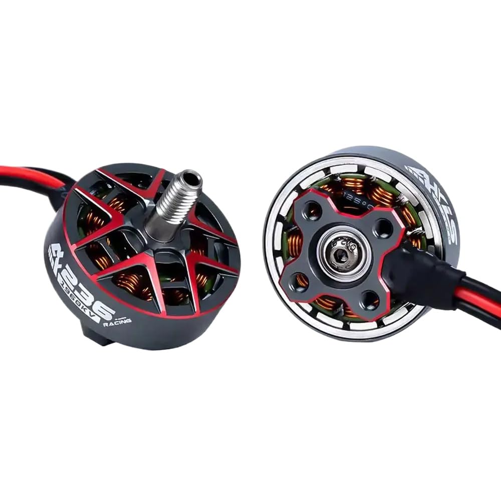 YRcEKH Leistung AF236 Racing Motor 1960KV 2100KV 6S Bürstenloser Motor kompatibel mit 5 und 6 Zoll RC Freestyle Drohnen(4PCS 1960KV) von YRcEKH