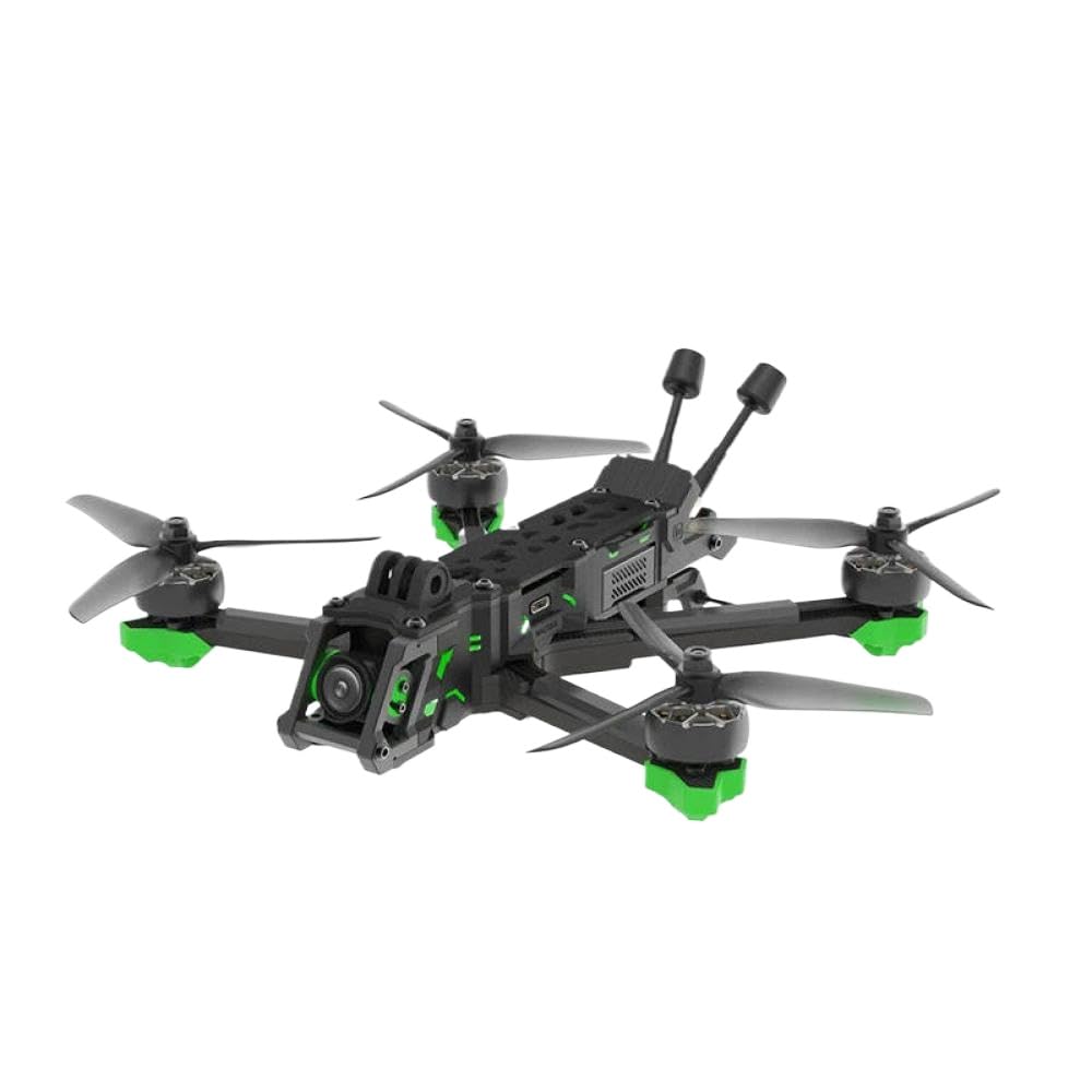 YRcEKH Nazgul Evoque F5 V2 HD 5 Zoll 6S FPV-Drohne BNF F5X F5D mit GPS-Modul O3-Lufteinheit Squashed-X oder DC-Geometriekompatibilität(F5D ELRS 2.4GHz GPS) von YRcEKH